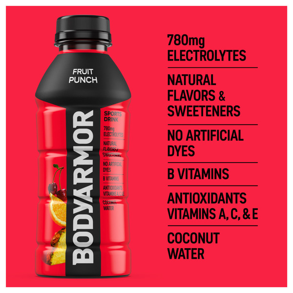 BODYARMOR Fruit Punch Sports Drink Bottle - Image 2