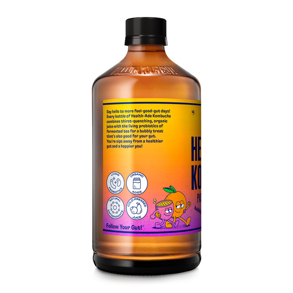 Health-Ade Kombucha, Passion Fruit-Tangerine - Image 2