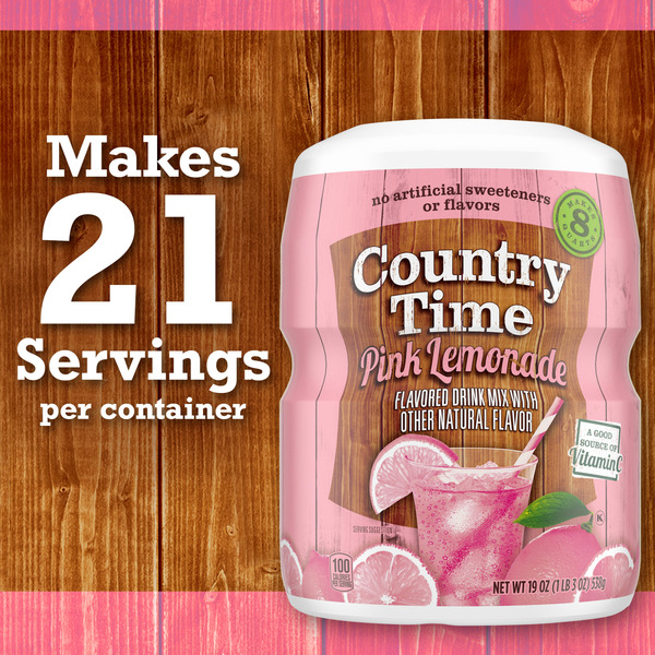 Country Time Pink Lemonade Naturally Flavored Powdered Drink Mix - Image 6