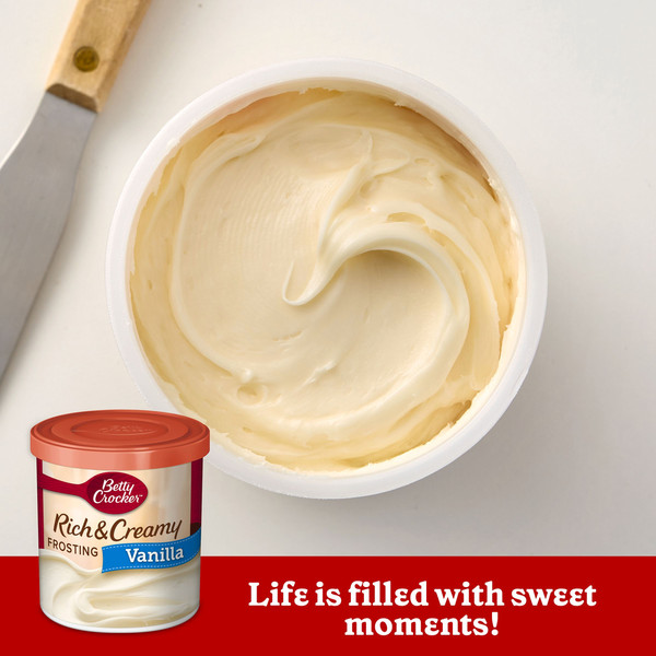 Betty Crocker Gluten Free Rich & Creamy Vanilla Frosting - Image 3