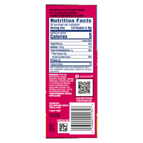 Crystal Light Fruit Punch Artificially Flavored Powdered Drink Mix - Image 6