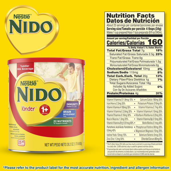 Nestlé Nido Kinder Toddler Milk Beverage Powder Mix - Image 6