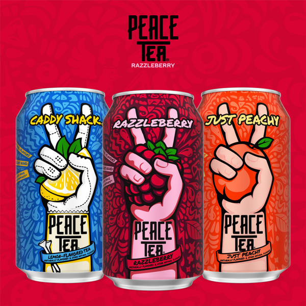 Peace Tea Razzleberry Iced Tea Cans - Image 7