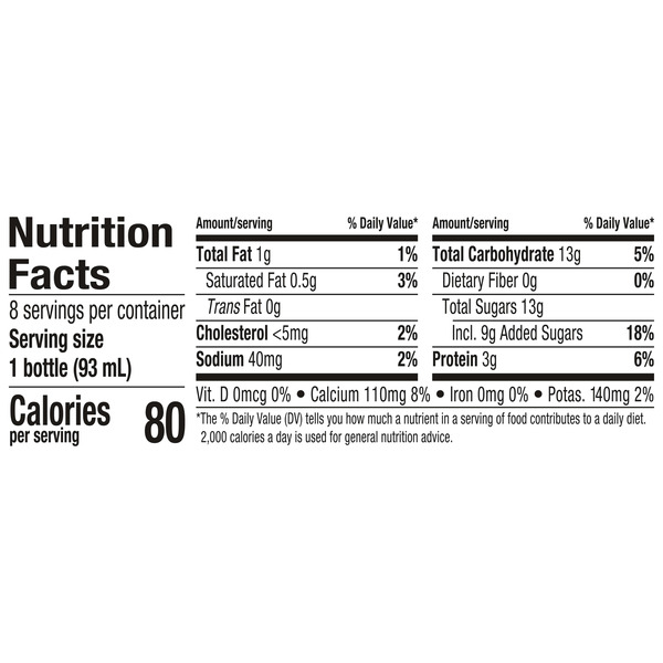 Dannon Light + Fit Probiotic Dailies Dairy Drink, Strawberry, 3.1 oz., 8 Pack - Image 4