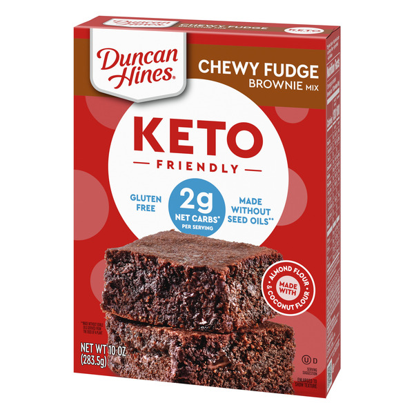 Duncan Hines Keto Friendly Chewy Fudge Brownie Mix - Image 3