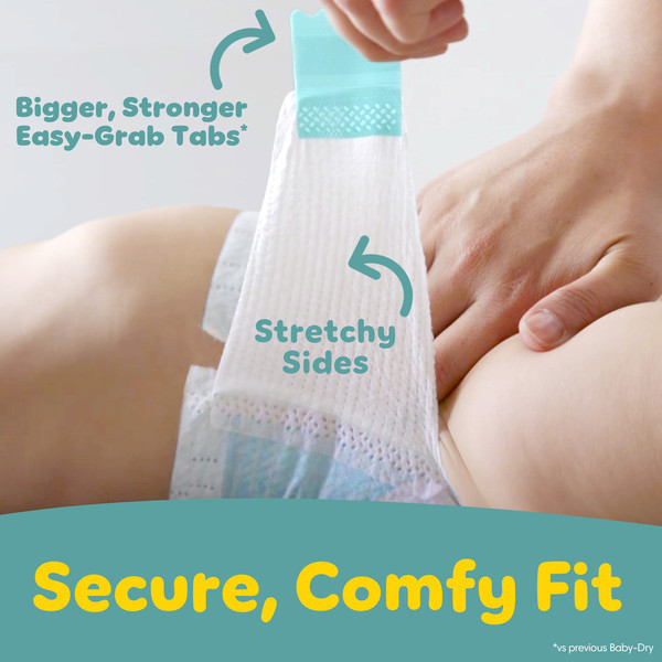 Pampers Baby Dry Diapers, Size 5 (27+ lb) - Image 8