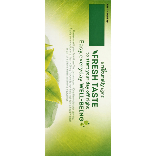 Lipton Green Tea, Pure, Bags - Image 3