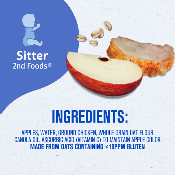 Gerber Apples & Chicken Nutritious Dinner 2nd Foods - Image 8