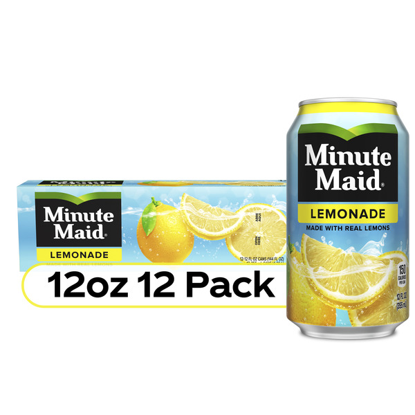 Minute Maid Lemonade Fridge Pack Cans