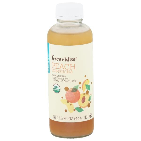 GreenWise Kombucha, Organic, Peach