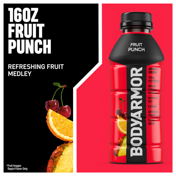 BODYARMOR Fruit Punch Sports Drink Bottle - Image 3