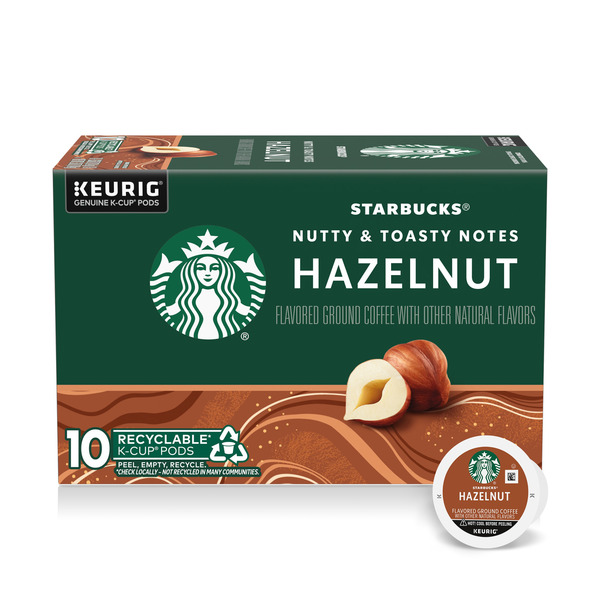 Starbucks Hazelnut Flavored K-Cup Coffee