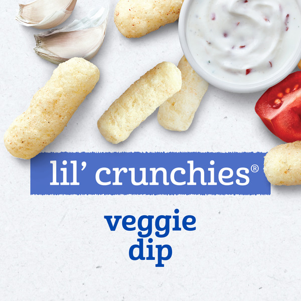 Gerber Stage 3 Baby Food Snacks Veggie Dip Lil' Crunchies Baby Led Feeding - Image 2