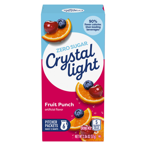 Crystal Light Fruit Punch Artificially Flavored Powdered Drink Mix