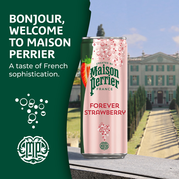 Maison Perrier Forever Strawberry Flavored Sparkling Water - Image 3