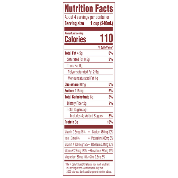 Silk Soy Milk, Organic Original, Shelf Stable, Dairy Free, Lactose Free, Vegan Milk with 8g Protein per Serving, 32 FL OZ Quart - Image 9