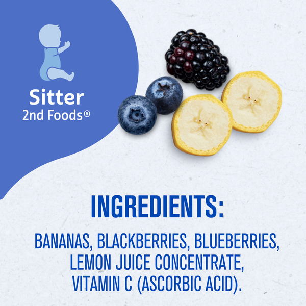 Gerber Stage 2 Baby Food Banana Blackberry Blueberry Puree Tubs Baby Puree - Image 8
