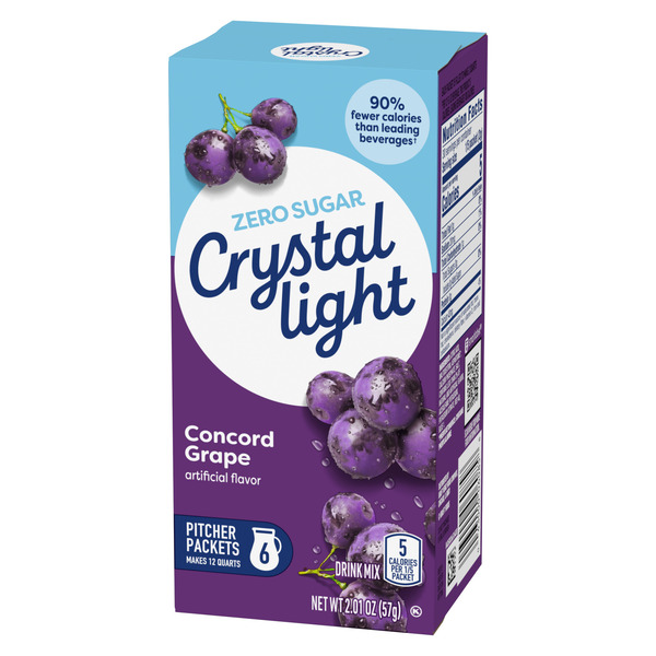 Crystal Light Concord Grape Artificially Flavored Powdered Drink Mix - Image 5