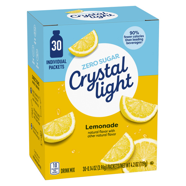 Crystal Light Lemonade Naturally Flavored Powdered Drink Mix - Image 3