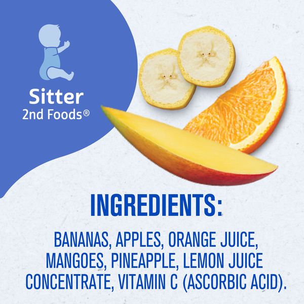 Gerber Stage 2 Baby Food Banana Orange Medley Puree Tub Baby Puree - Image 9