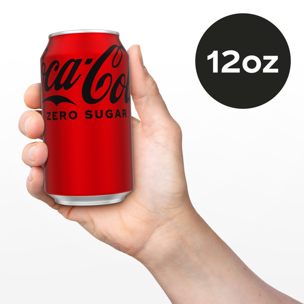 Coca Cola Zero Sugar Soda Cans - Image 6