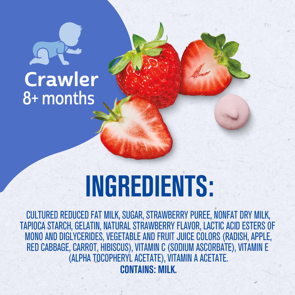 Gerber Stage 3 Baby Food Snacks Strawberry Yogurt Melts Baby Led Feeding - Image 8