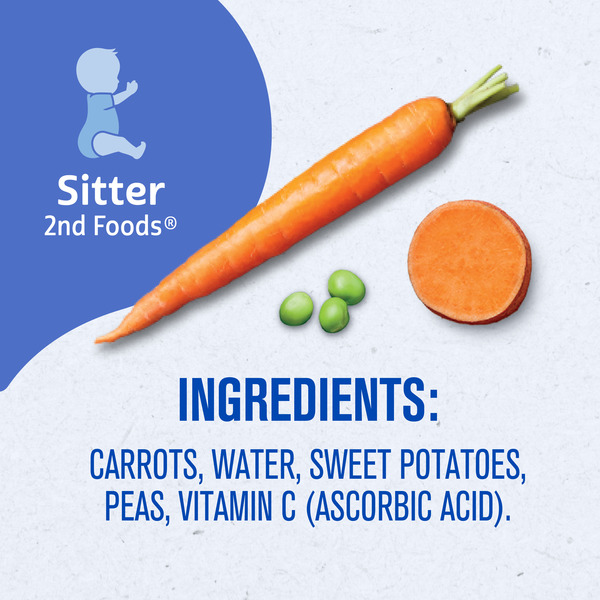Gerber Stage 2 Baby Food Carrot Sweet Potato Pea Puree Tubs Baby Puree - Image 8