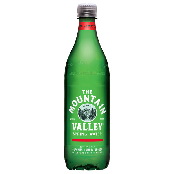 MOUNTAIN VALLEY Still Spring Water Bottles, 28oz, Single