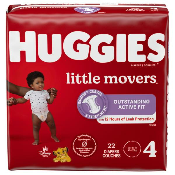 Huggies Little Movers Diapers Step 4