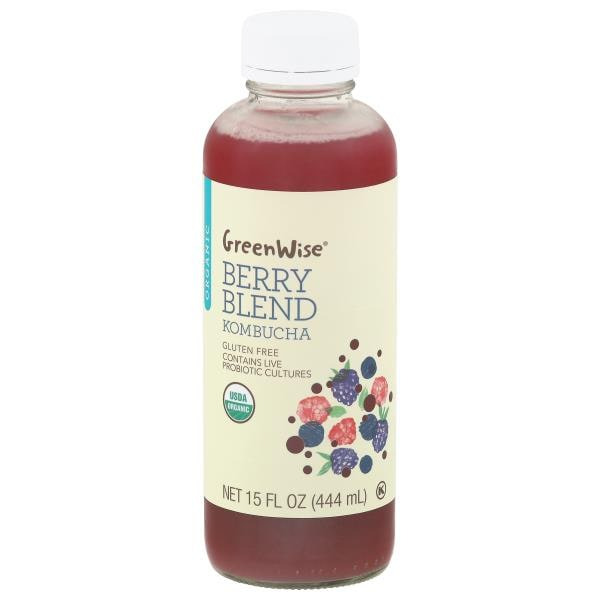 GreenWise Kombucha, Organic, Berry Blend