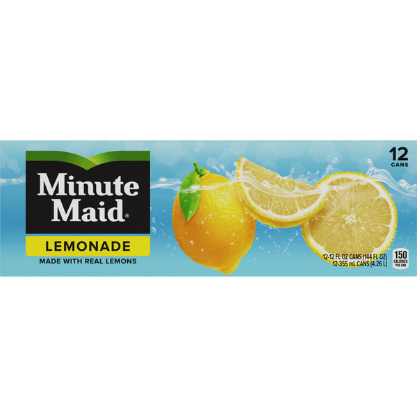 Minute Maid Lemonade Fridge Pack Cans - Image 8