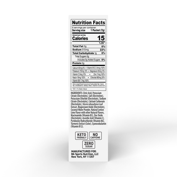 BODYARMOR Flash I.V. Sticks Lemon Lime Zero Sugar Electrolyte Powder Mix Pouches - Image 6