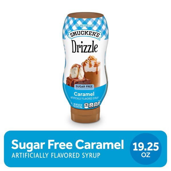 Smucker's Smucker’s Drizzle Sugar Free Caramel Artificially Flavored Syrup, Squeeze - Image 3