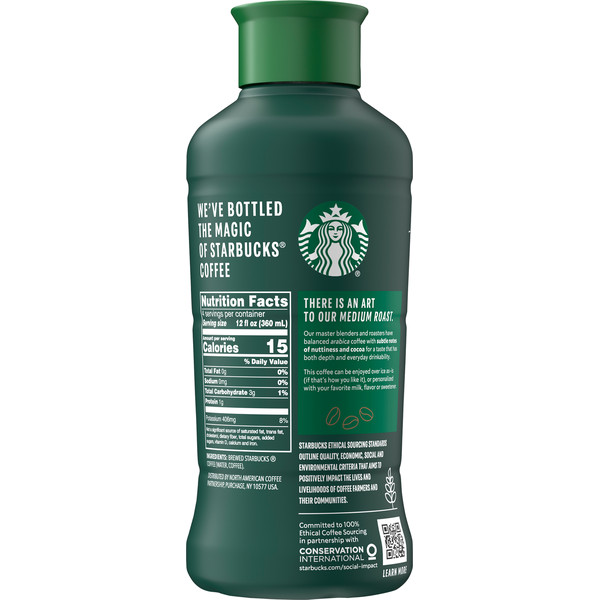 Starbucks Unsweetened Medium Roast Black Iced Coffee - Image 4