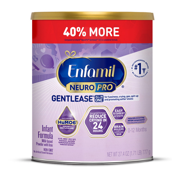 EnfamilĀ® NeuroPro Gentlease Formula, Reduces Fussiness, Crying & Gas, Powder Can