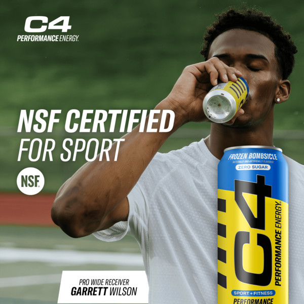 C4 Energy Performance Energy Drink, Carbonated, Frozen Bombsicle - Image 5