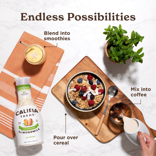 Califia Farms Unsweetened Almond Milk - Image 5