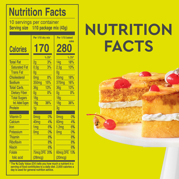 Duncan Hines Signature Perfectly Moist Pineapple Supreme Cake Mix - Image 8