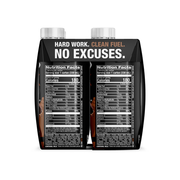 Jocko Fuel Jocko Molk Protein Shakes, Chocolate, KETO, Sugar Free - Image 3