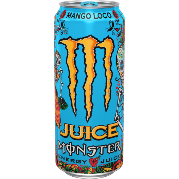 Monster Energy Monster Energy Juice, Mango Loco, Juice + Energy Drink, 16 Fl Oz