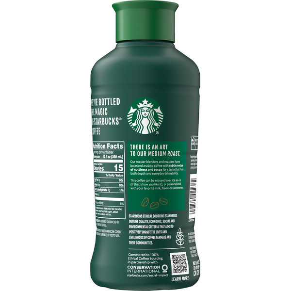 Starbucks Unsweetened Medium Roast Black Iced Coffee - Image 3