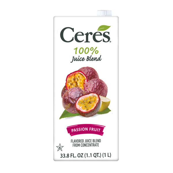 Ceres Passion Fruit Juice, 100% Fruit Juice Blend