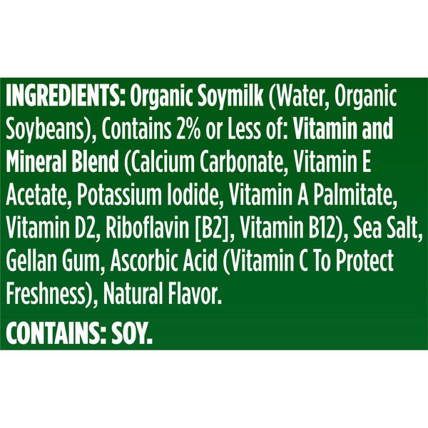 Silk Soy Milk, Unsweet Organic, Dairy Free, Gluten Free, Delicious Vegan Plant Based Milk with No Added Sugar and 5 Essential Nutrients, 64 fl oz Half Gallon - Image 2