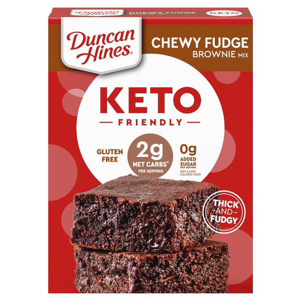 Duncan Hines Keto Friendly Chewy Fudge Brownie Mix