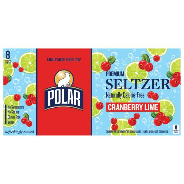 Polar Seltzer Cranberry Lime