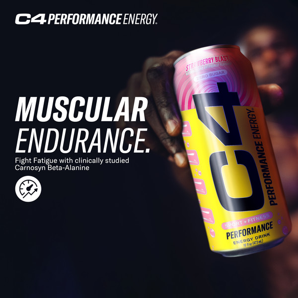 C4 Energy X Starburst, Strawberry, Single Can Energy Drink - Image 5