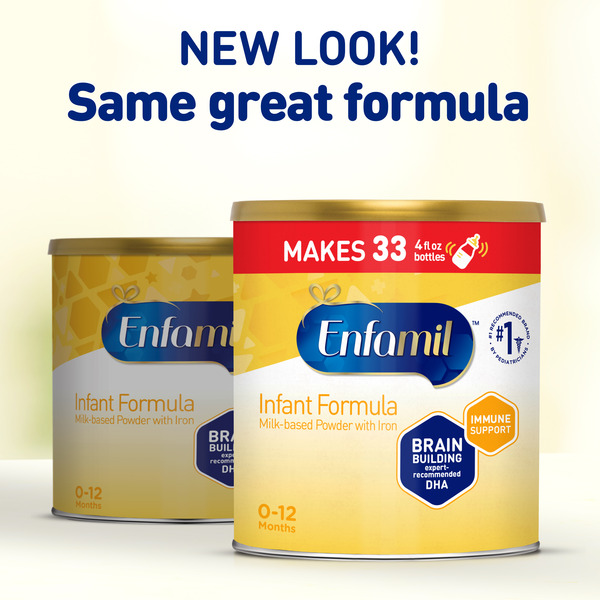 EnfamilĀ® Infant Formula, Milk-based Baby Formula with Iron, Powder Can - Image 2