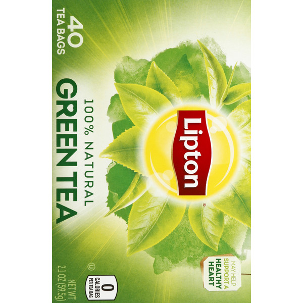 Lipton Green Tea, Pure, Bags - Image 2