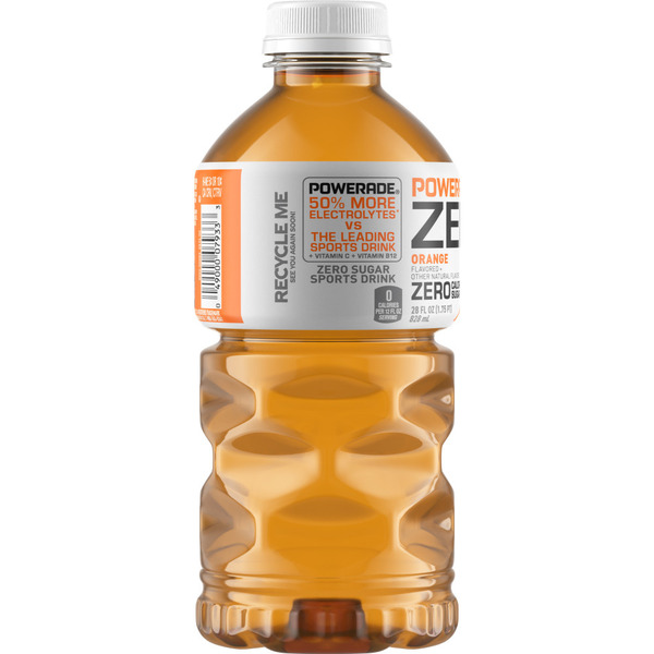 POWERADE Orange Zero Sugar Sports Drink Bottle - Image 2