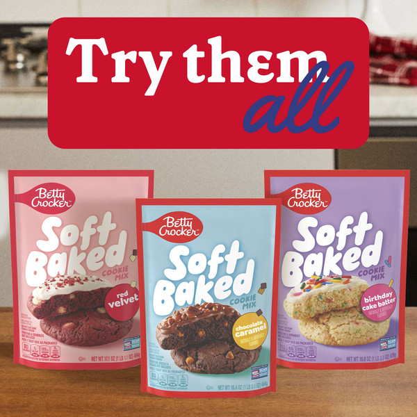 Betty Crocker Soft Baked Chocolate Caramel Flavored Cookie Mix - Image 5